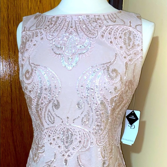 SD Collection Dresses & Skirts - Classy Blush Sequin Dress